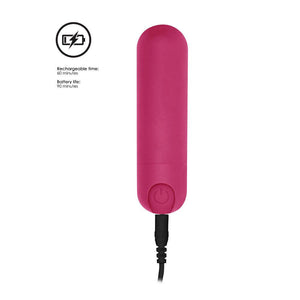 10 speed Rechargeable Bullet Pink-Katys Boutique