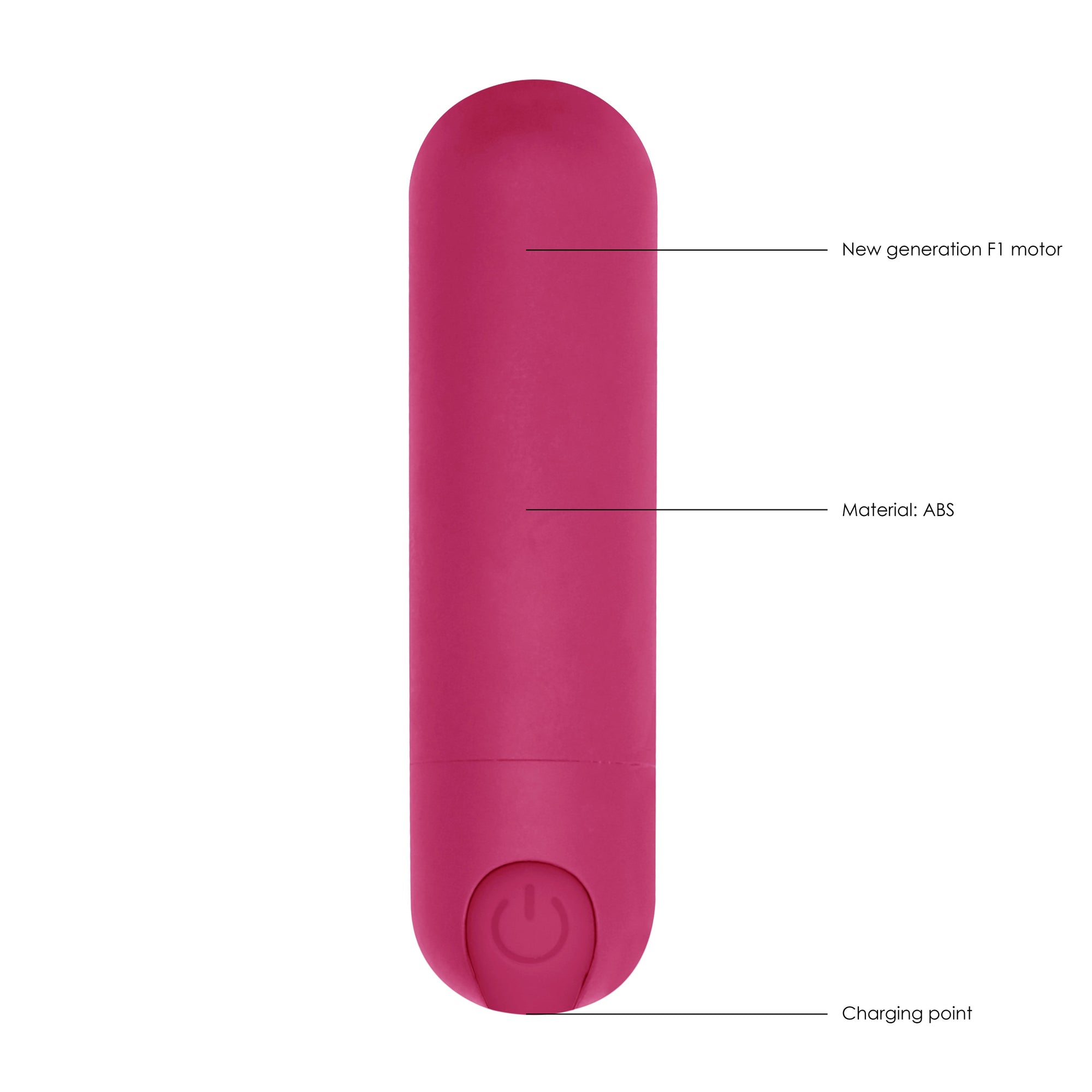10 speed Rechargeable Bullet Pink-Katys Boutique