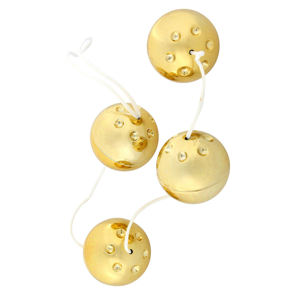 4 Gold Vibro Balls-Katys Boutique