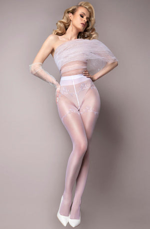 Ballerina 580 White Tights-Katys Boutique