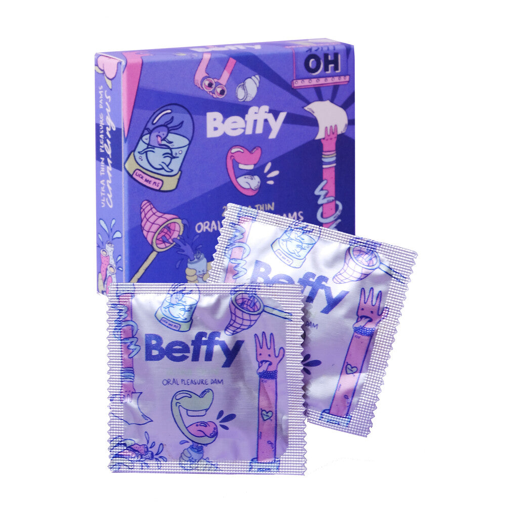 Beffy Ultra Thin Oral Pleasure Dams 2 Pieces-Katys Boutique