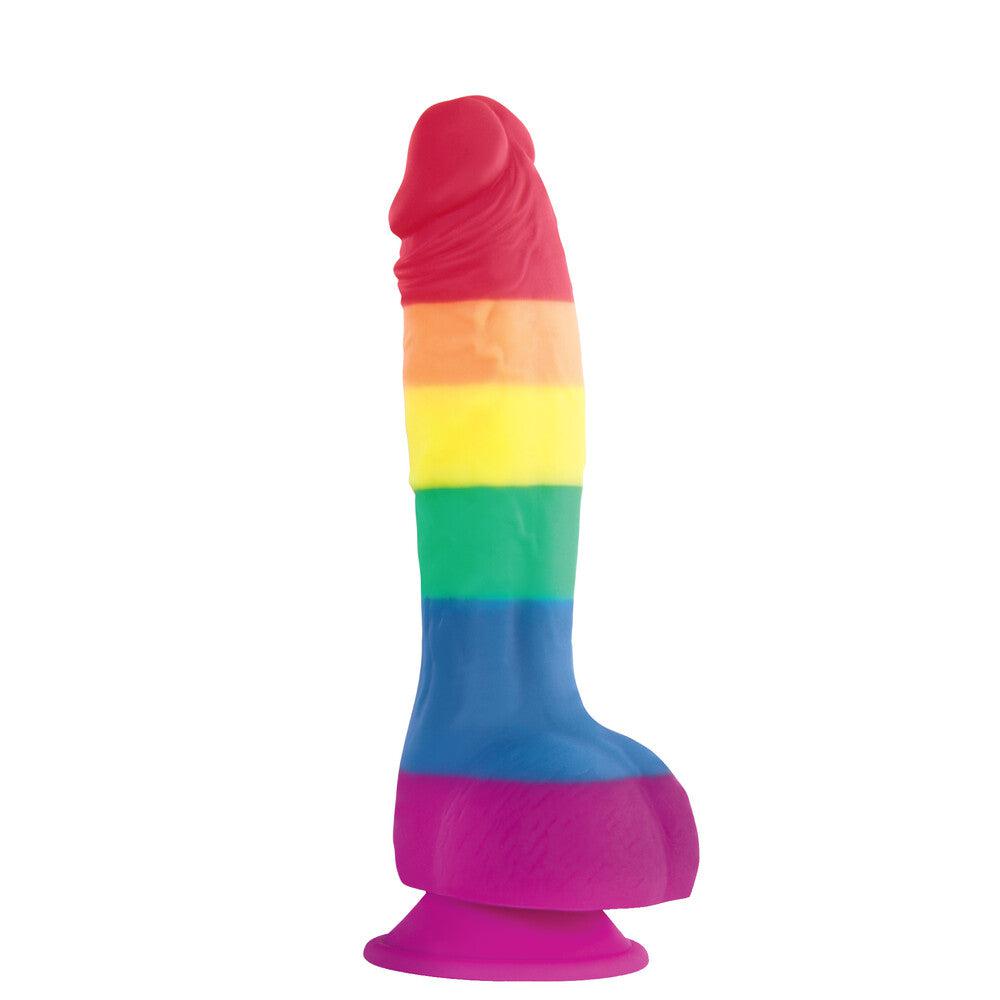 Colours Pride Edition 6 Inch Realistic Silicone Dildo With Balls-Katys Boutique