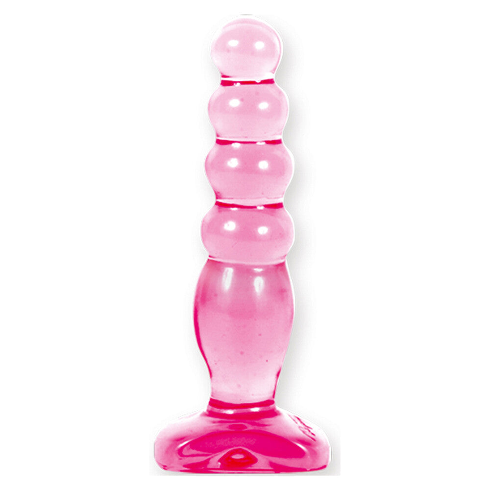 Crystal Jellies Anal Delight Butt Plug Pink-Katys Boutique