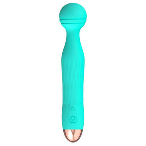 Cuties Silk Touch Rechargeable Mini Vibrator Green-Katys Boutique