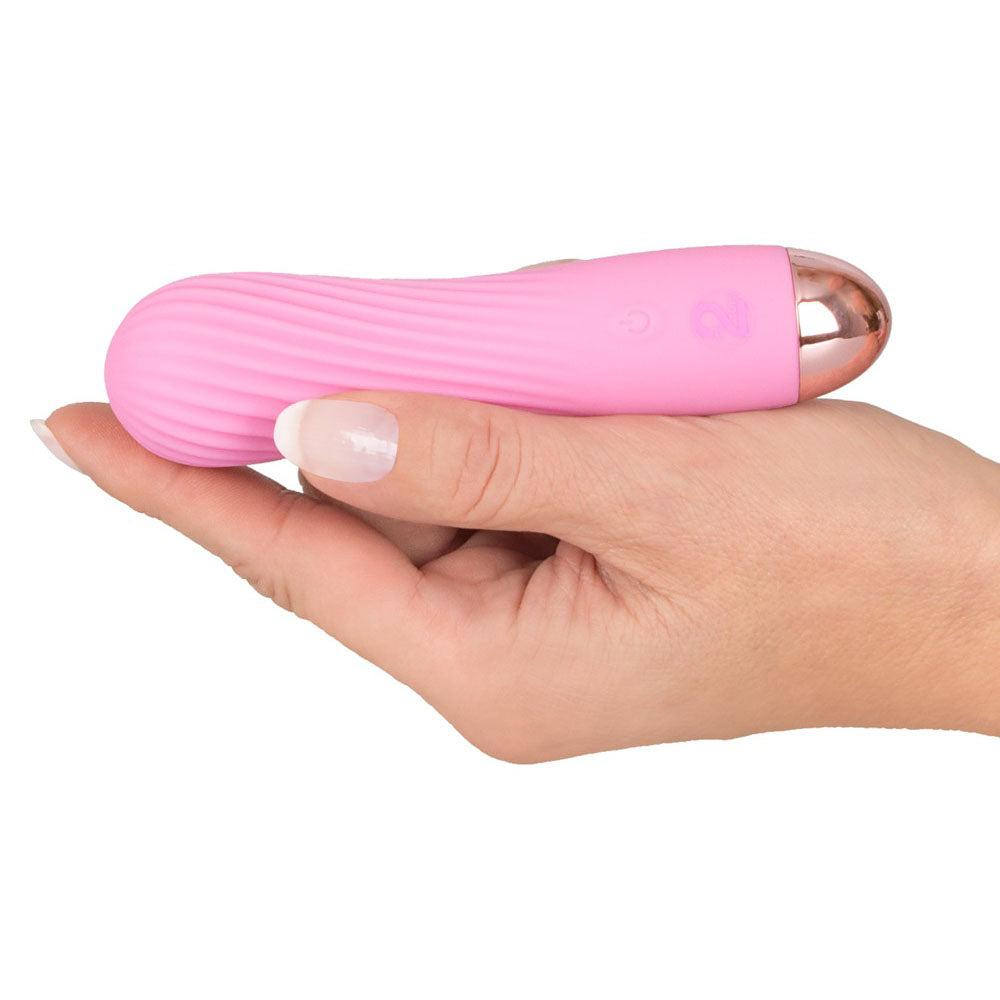 Cuties Silk Touch Rechargeable Mini Vibrator Pink-Katys Boutique