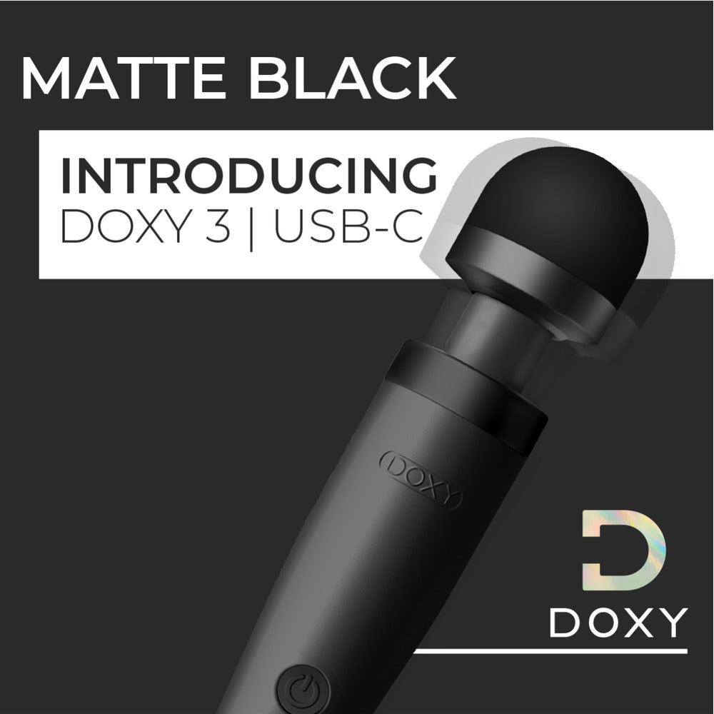 Doxy Wand 3 Black USB Powered-Katys Boutique