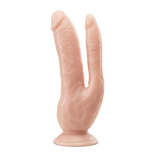 Dr. Skin Dual 8 Inch Dual Penetrating Dildo With Suction Cup-Katys Boutique