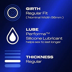 Durex Extended Pleasure Regular Fit Condoms 12 Pack-Katys Boutique