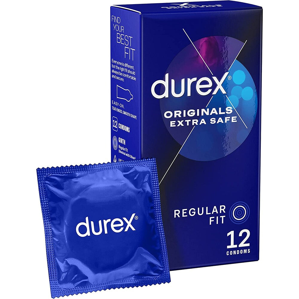 Durex Extra Safe Regular Fit Condoms 12 Pack-Katys Boutique