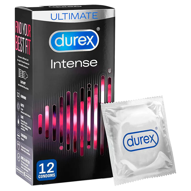 Durex Intense Ribbed And Dotted Condoms 12 Pack-Katys Boutique