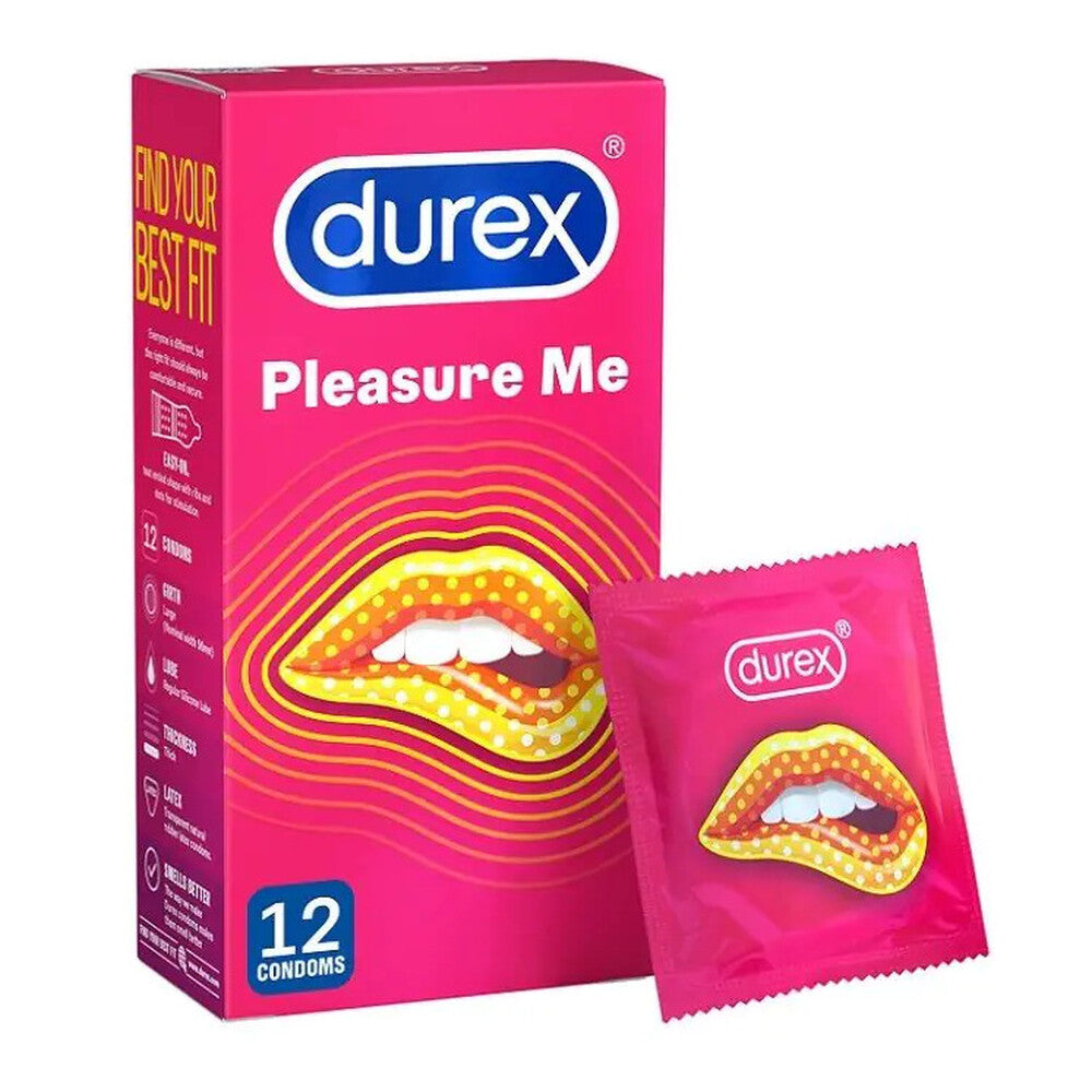 Durex Pleasure Me Ribbed And Dotted Condoms 12 Pack-Katys Boutique