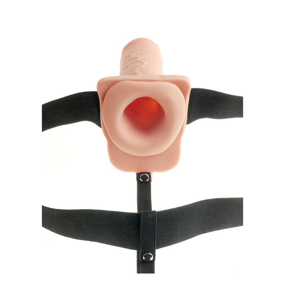 Fetish Fantasy 11 Inch Hollow Rechargeable Strapon-Katys Boutique