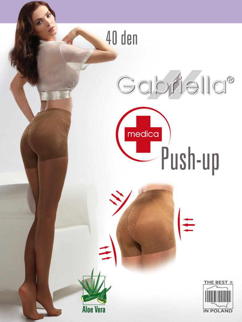 Gabriella Classic 40 Push Up 128 Tights Beige-Katys Boutique