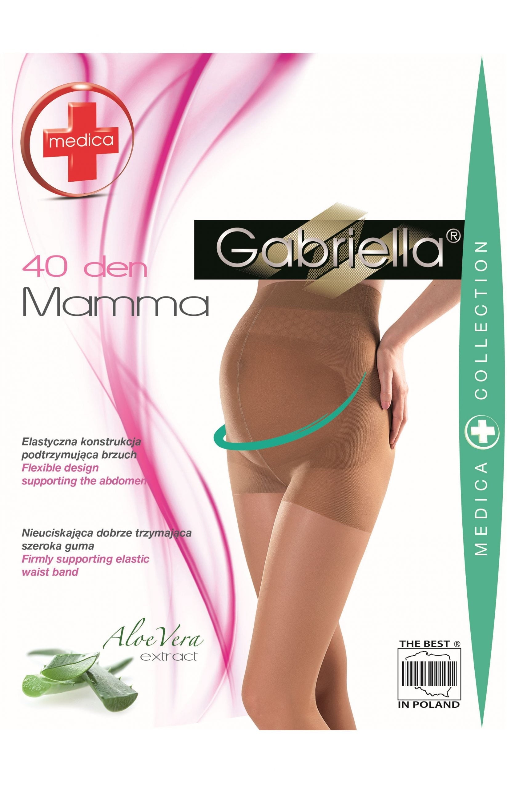 Gabriella Classic Mamma 40 Tights Beige-Katys Boutique