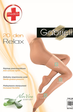 Gabriella Classic Medica Relax 110 Tights Beige-Katys Boutique