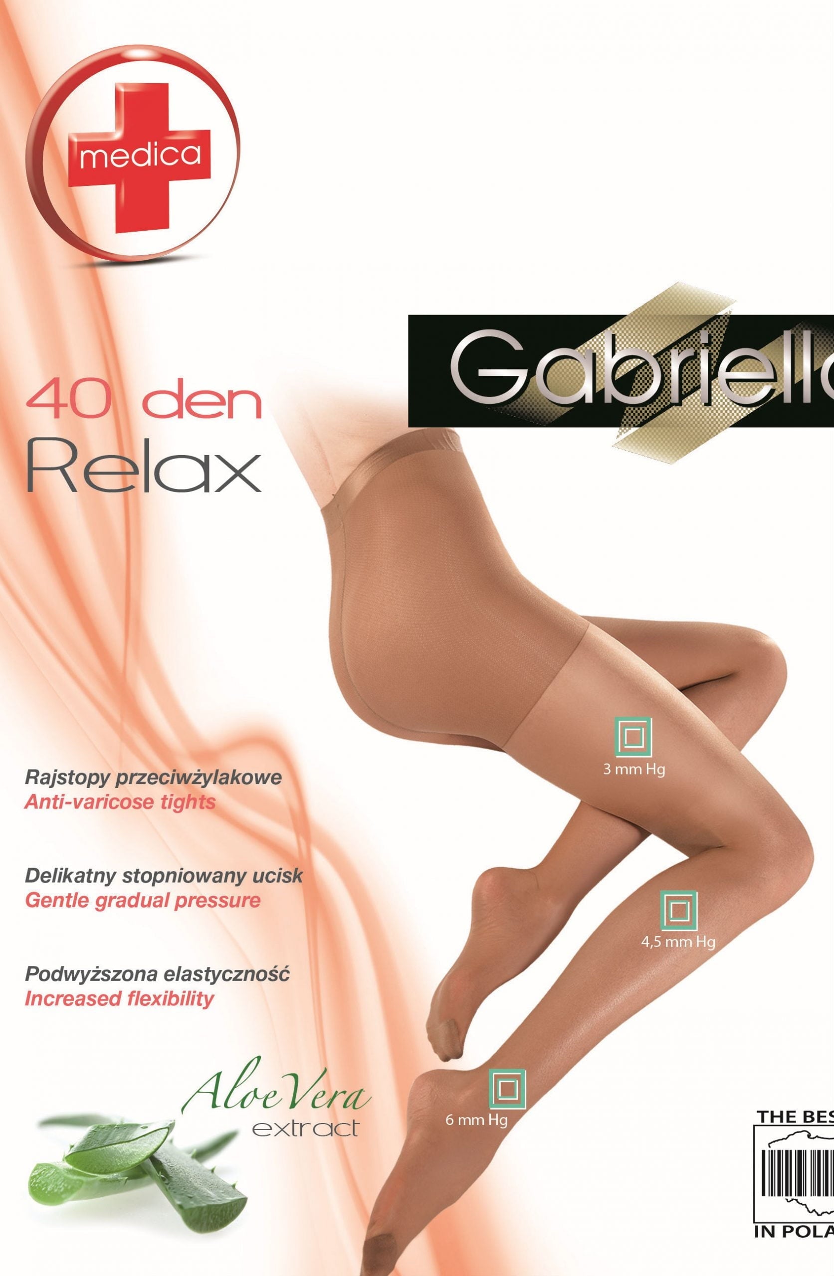 Gabriella Classic Medica Relax 111 Tights Gazela Beige-Katys Boutique