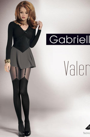 Gabriella Fantasia Valery Tights Black-Katys Boutique