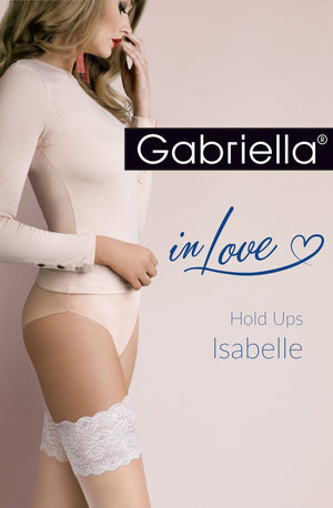 Gabriella Isabelle Hold Ups Natural/Blue-Katys Boutique