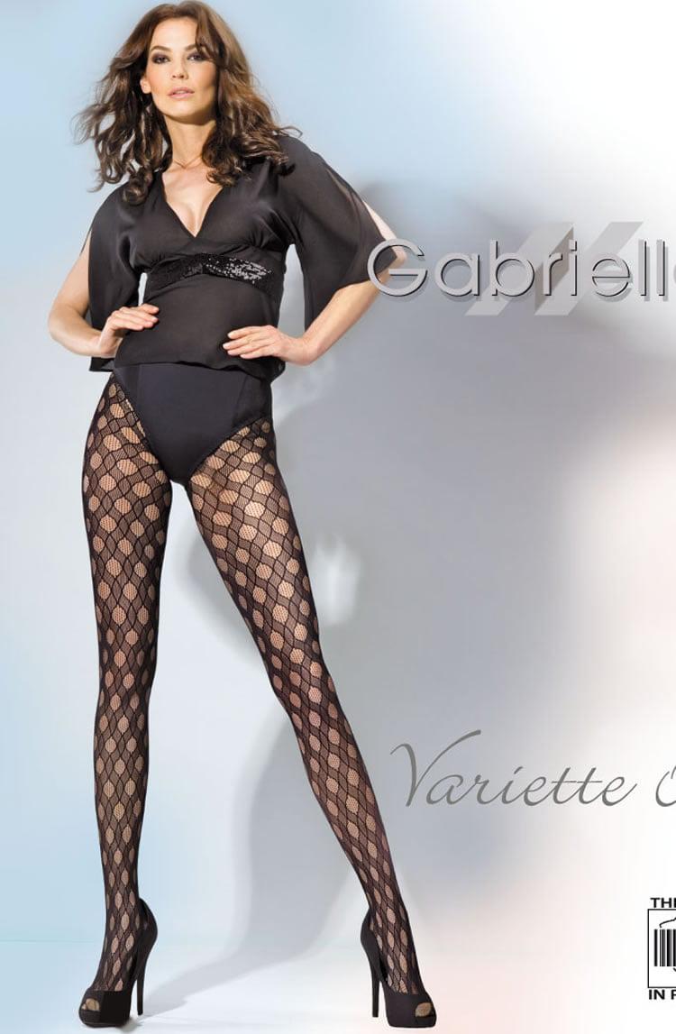 Gabriella Kabaretta Collant Varietta 09-243 Tights Black-Katys Boutique