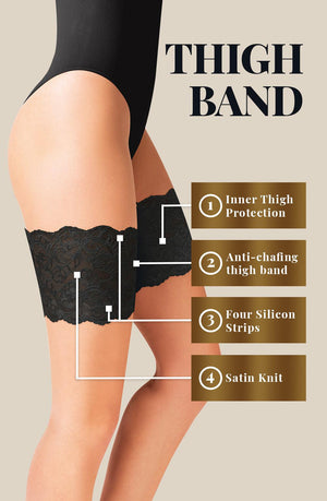 Gabriella Lace Thigh Band 509 Black-Katys Boutique