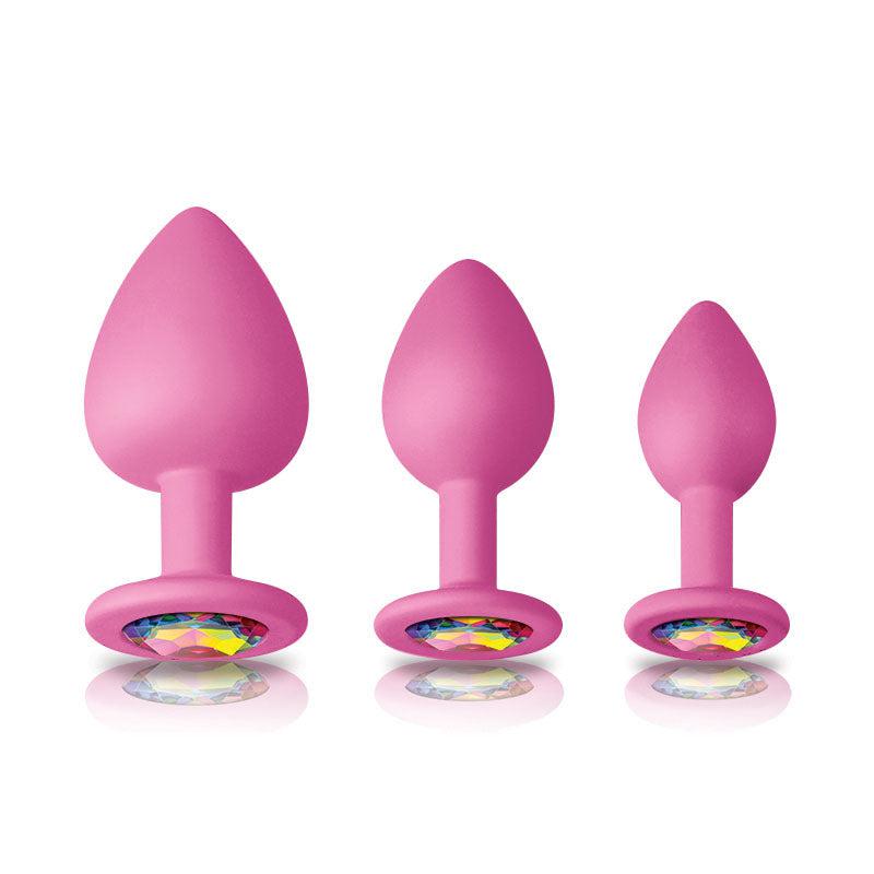 Glams Pink Spades Anal Trainer Kit-Katys Boutique