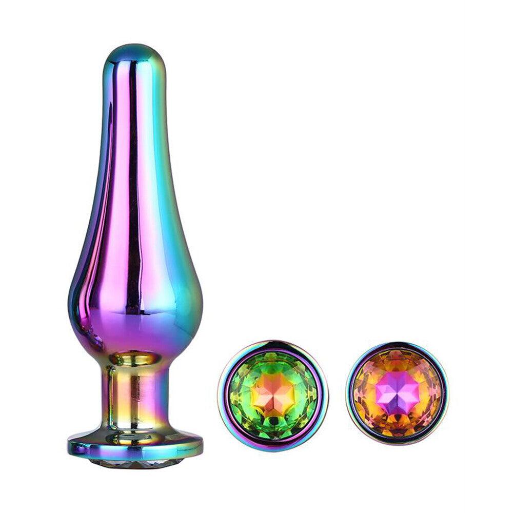 Gleaming Butt Plug Set Multicoloured-Katys Boutique