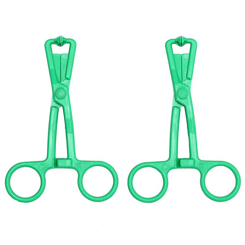 Green Scissor Nipple Clamps With Metal Chain-Katys Boutique