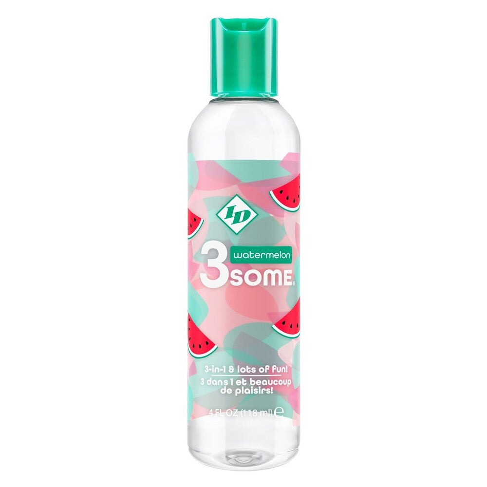 ID 3some Watermelon 3 In 1 Lubricant 118ml-Katys Boutique