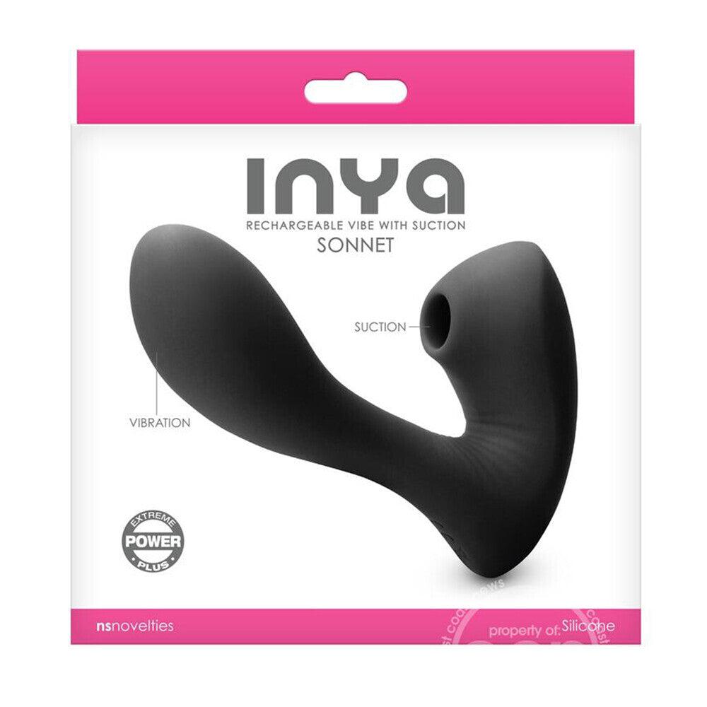 Inya Sonnet Rechargeable Vibrator With Clitoral Stimulation-Katys Boutique