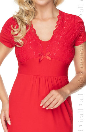 Irall Gia Red Nightdress-Katys Boutique