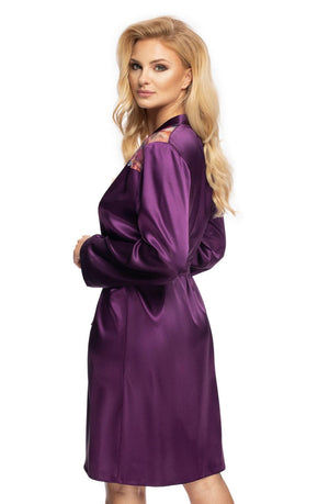Irall Shelby Dressing Gown Purple-Katys Boutique