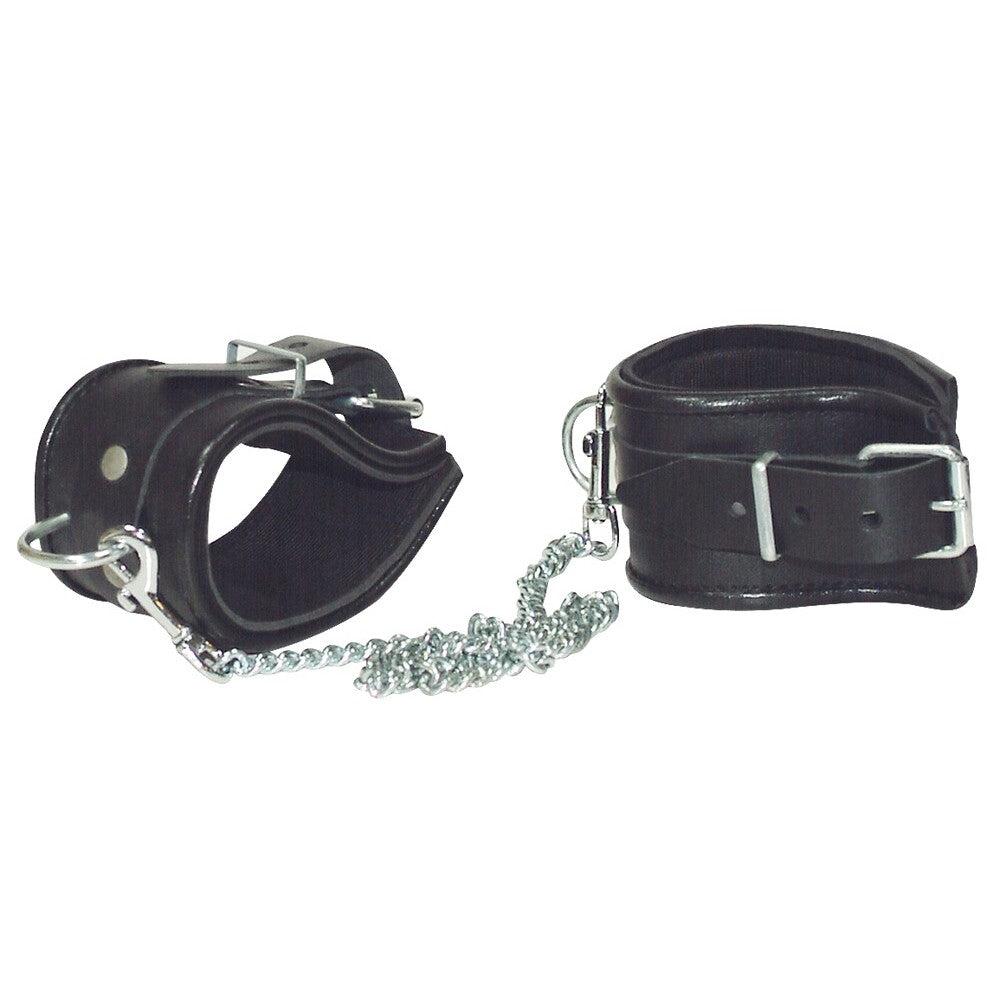 Leather And Chain Ankle Leg Restraint-Katys Boutique