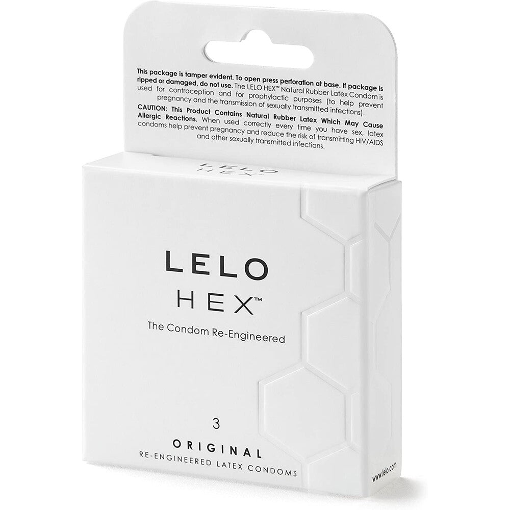 Lelo Hex Original Condoms 3 Pack-Katys Boutique