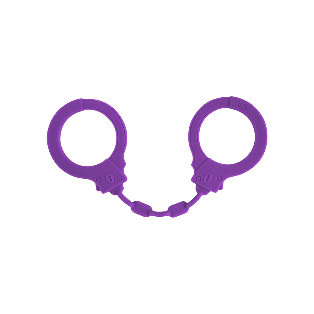 Lola Party Hard Suppression Silicone Handcuffs Purple-Katys Boutique