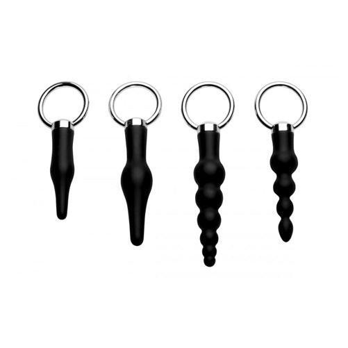 Master Series 4 Piece Silicone Anal Ringed Rimmer Set-Katys Boutique