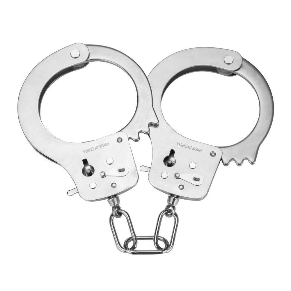Me You Us Premium Heavy Duty Metal Bondage Handcuffs-Katys Boutique