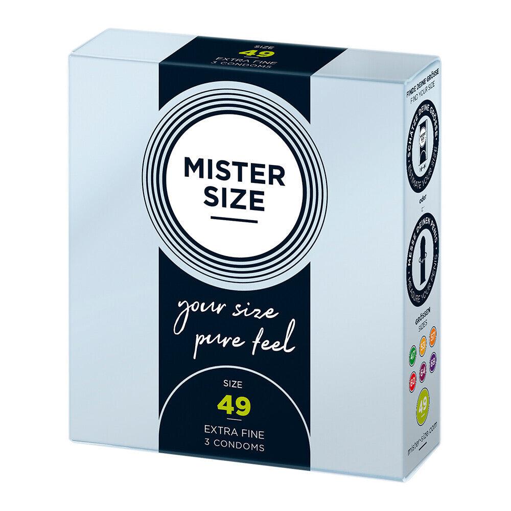 Mister Size 49mm Your Size Pure Feel Condoms 3 Pack-Katys Boutique