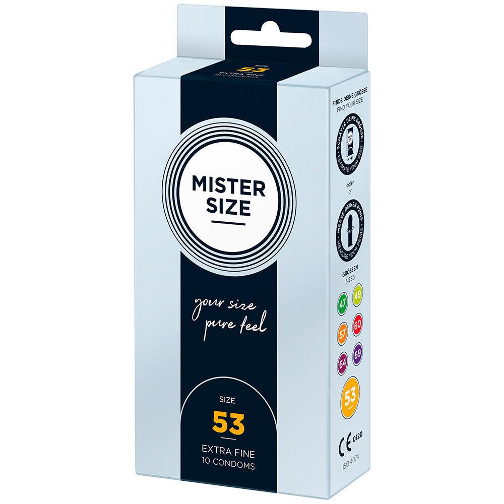 Mister Size 53mm Your Size Pure Feel Condoms 10 Pack-Katys Boutique