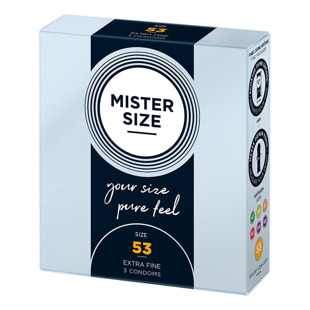 Mister Size 53mm Your Size Pure Feel Condoms 3 Pack-Katys Boutique