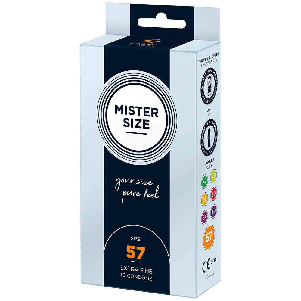 Mister Size 57mm Your Size Pure Feel Condoms 10 Pack-Katys Boutique