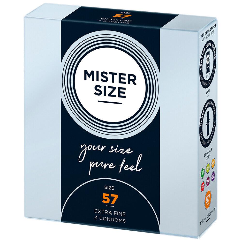 Mister Size 57mm Your Size Pure Feel Condoms 3 Pack-Katys Boutique