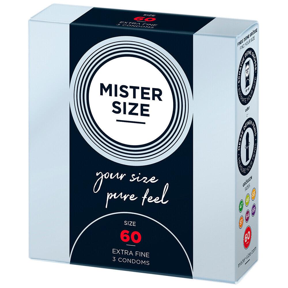 Mister Size 60mm Your Size Pure Feel Condoms 3 Pack-Katys Boutique