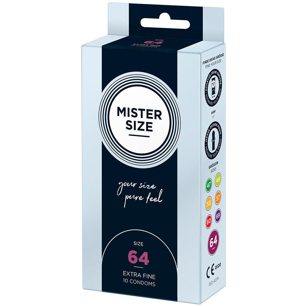 Mister Size 64mm Your Size Pure Feel Condoms 10 Pack-Katys Boutique
