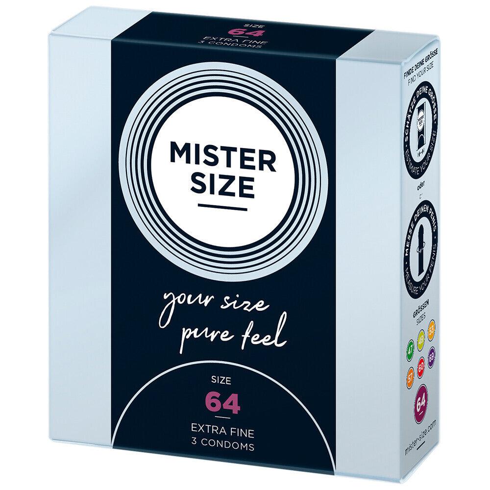 Mister Size 64mm Your Size Pure Feel Condoms 3 Pack-Katys Boutique