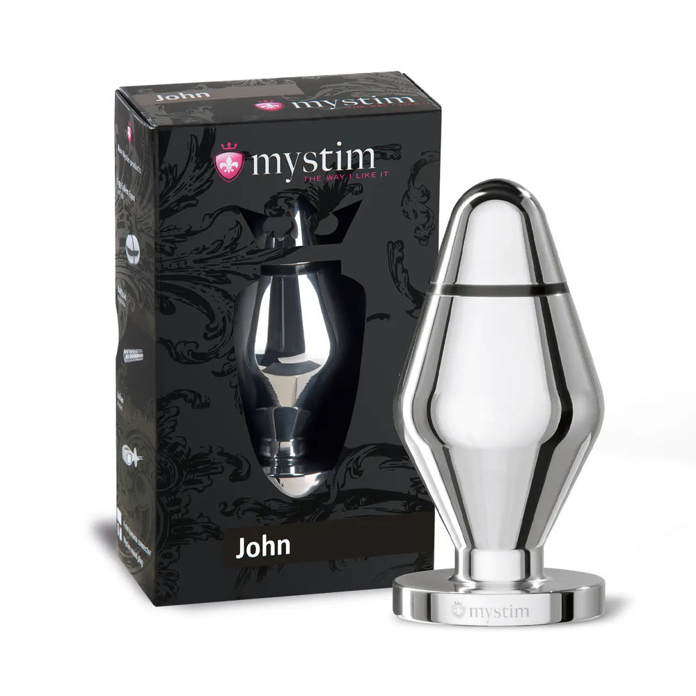 MyStim John Aluminium Butt Plug-Katys Boutique