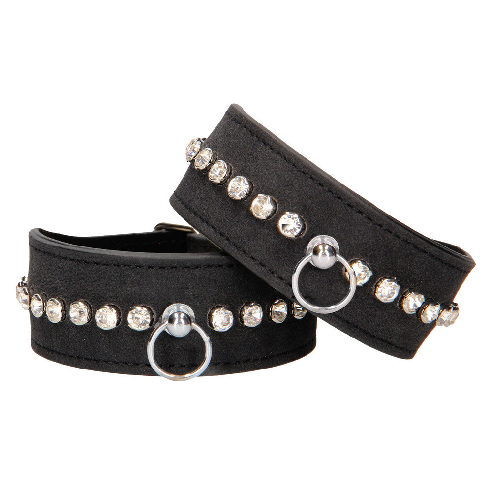 Ouch Diamond Studded Ankle Cuffs-Katys Boutique