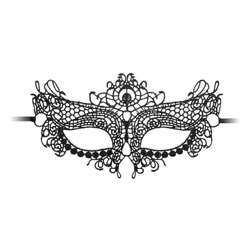 Ouch Queen Black Lace Mask-Katys Boutique