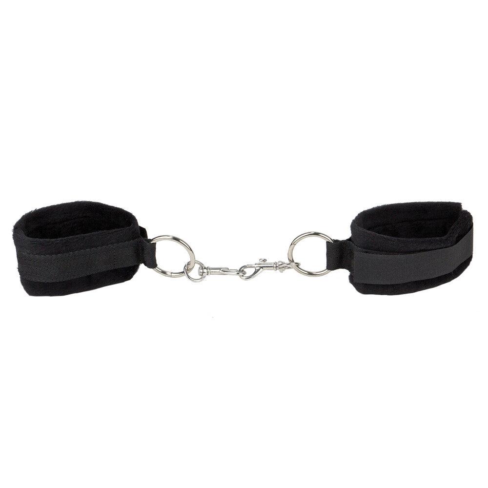Ouch Velcro Black Cuffs For Hands And Ankles-Katys Boutique