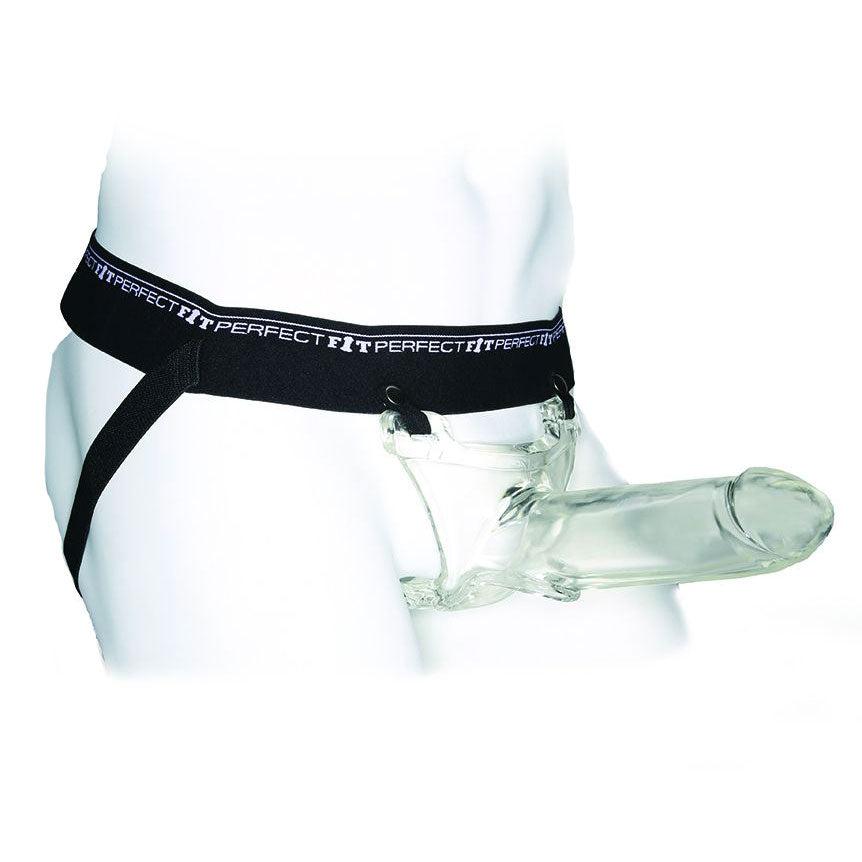PerfectFit Zoro Knight 6 Inch Hollow Silicone Clear Strapon-Katys Boutique
