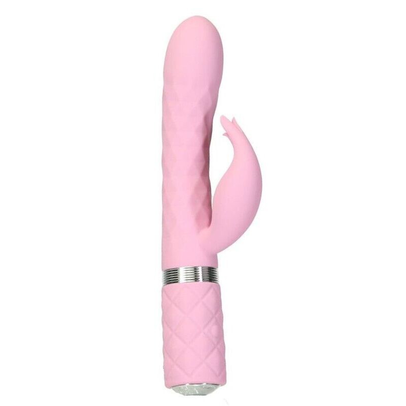Pillow Talk Lively Rabbit Vibrator Pink-Katys Boutique